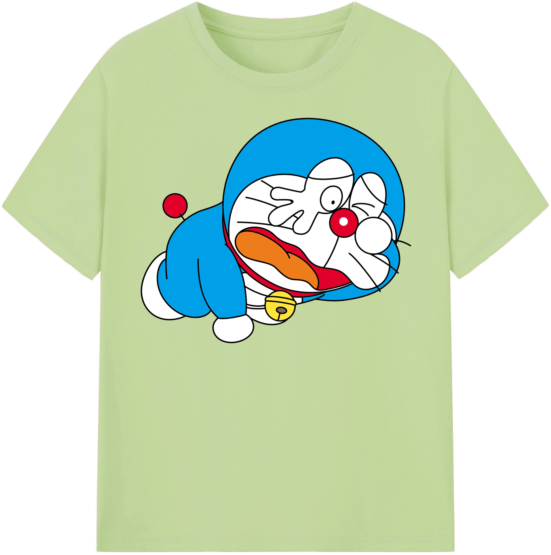 （画像用） ドラえもん Doraemon 綿100％半袖Tシャツ（フロントプリント）